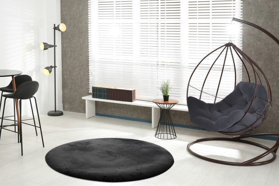 round rug for home office